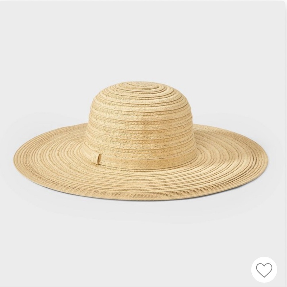 Adjustable Straw Essential Floppy Hat.